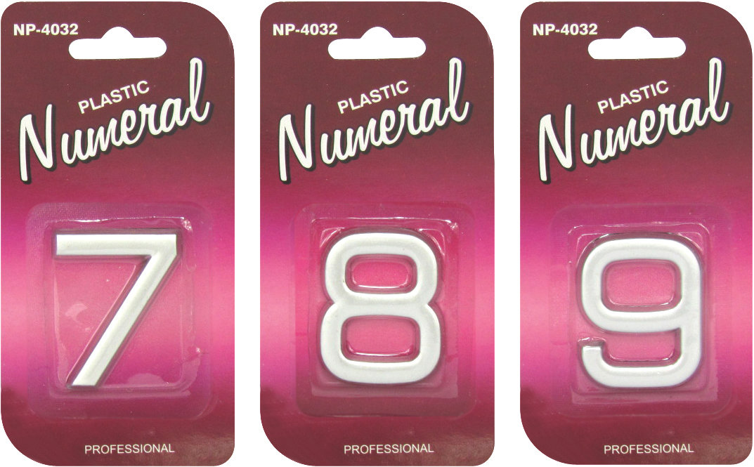 Numbers Plastic Door Fittings Premium Hardware for Door Cabinet Window Furniture and Interior Use